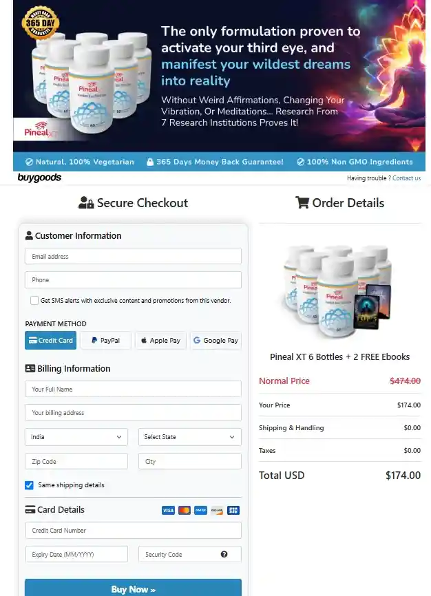 Pineal XT Pineal XT Order Page